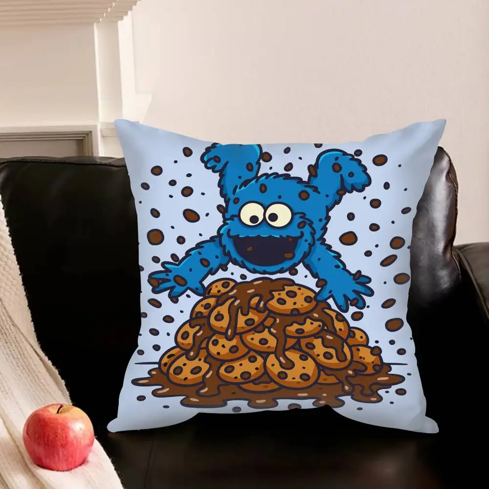 Квадратная наволочка C-Cookie-M-Monster различных размеров для декора автомобиля, дома, спальни (art.: 3920da17ccdda) - 3920da17ccdda