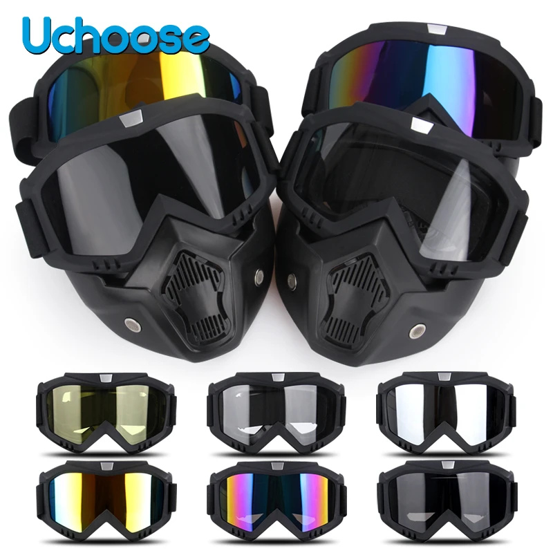 

Motocross Summer UV Protection Sunglasses Outdoor Sport Windproof Mask Goggle HD Motorcycle Glasses Snowboard Eyewear Riding