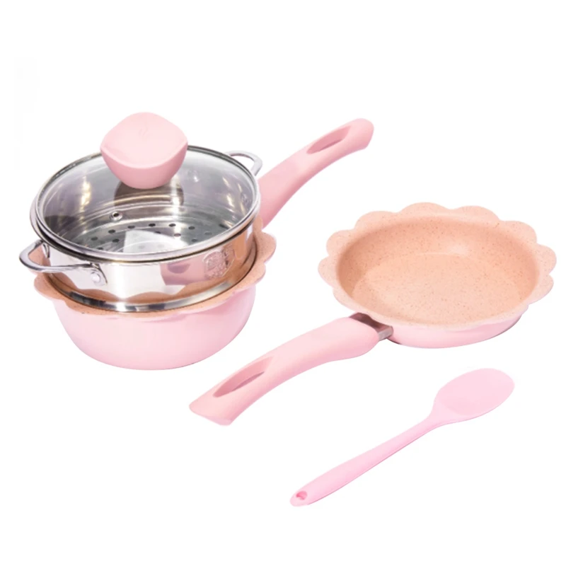 Мультиварка для детей Fashionbaby Food Supplement Pot Baby Maifan Stone Childrens Non-Stick Milk Frying Pan Egg For Cooking on