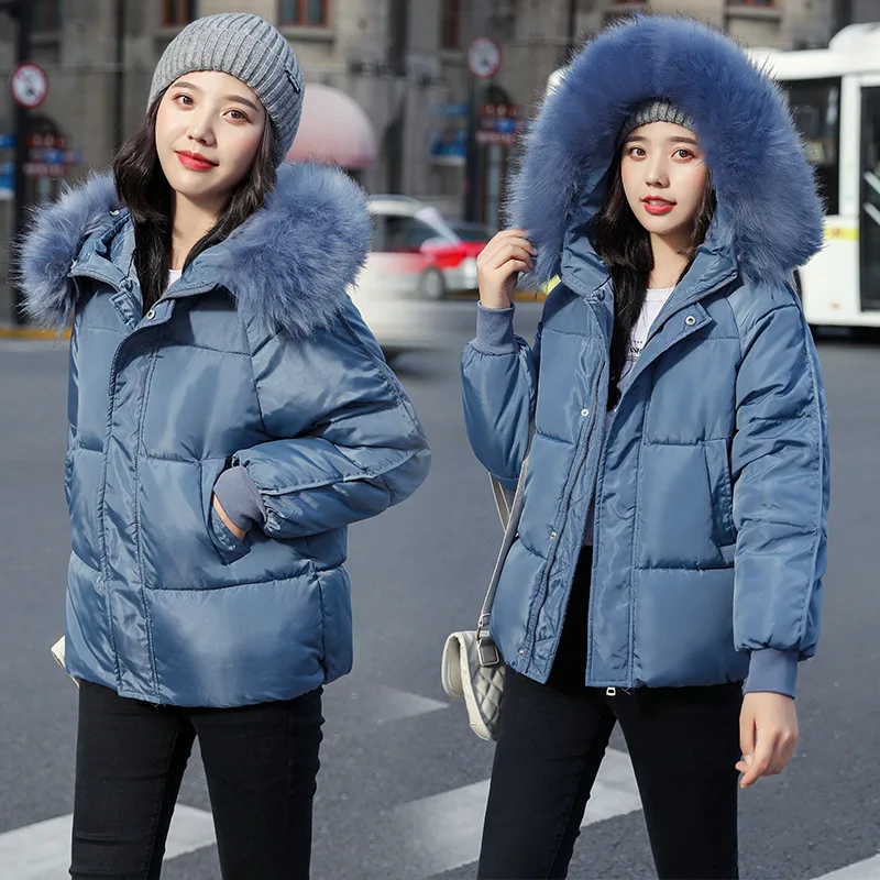 Cropped Demi-season Down Jacket Women Winter Quilted Coat Spring Parka Fluffy New In Outerwear Shirts and Blouses  2023