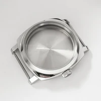 47mm manual watch case 316l stainless steel polished case fit for eta 64976498 st3600 st3620 hamilton 917918