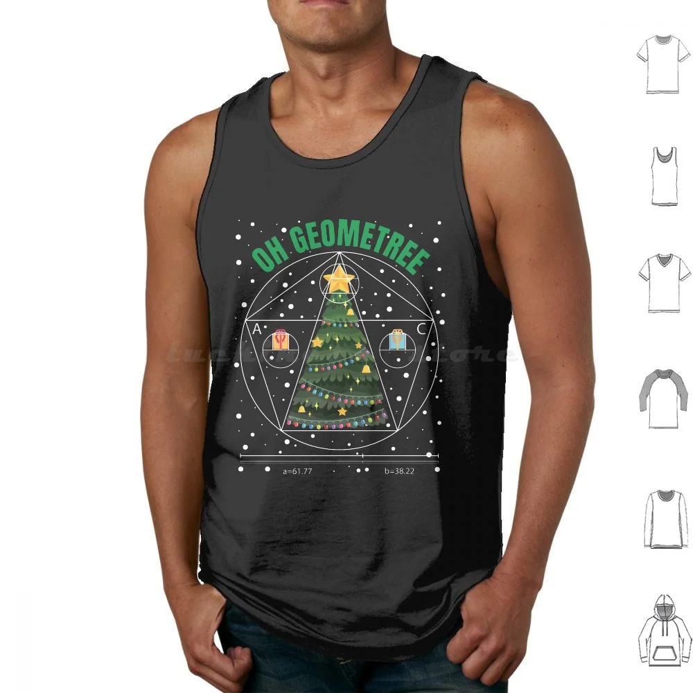 

Oh Geometree Funny Geometry Math Science Teacher Christmas Tank Tops Vest Sleeveless Oh Geometree Funny Geometry Math Science