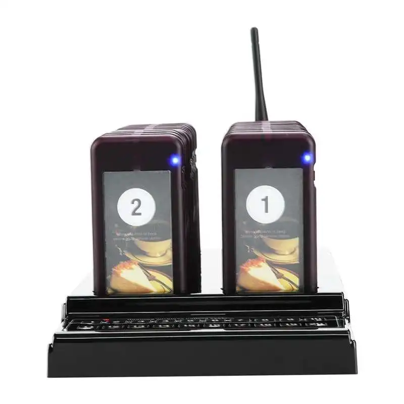 

Семейный пейджер, беспроводная система вызова, пейджер для ресторана, 20-канальный пейджер для официанта, бара, церкви, детского сада, кафе