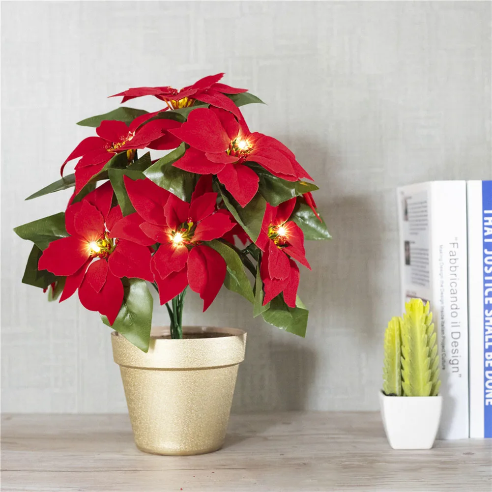 

Waterproof Simulation Flower Bouquet Light for Home Living Room Ornament Outdoor Garden Courtyard Decoration Gifts