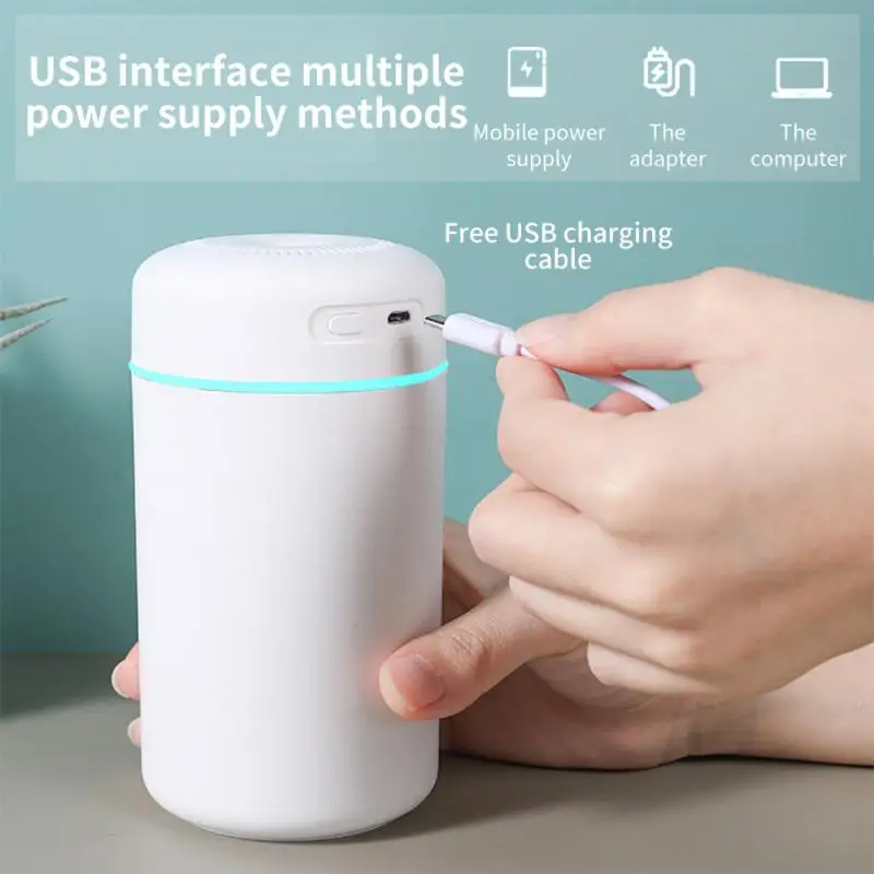 Увлажнитель воздуха ультразвуковой портативный с USB-портом 420 мл | Дом и сад