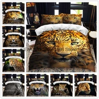 animal leopard bed duvet cover set queen calico twin size comforter bedding set single complete set double