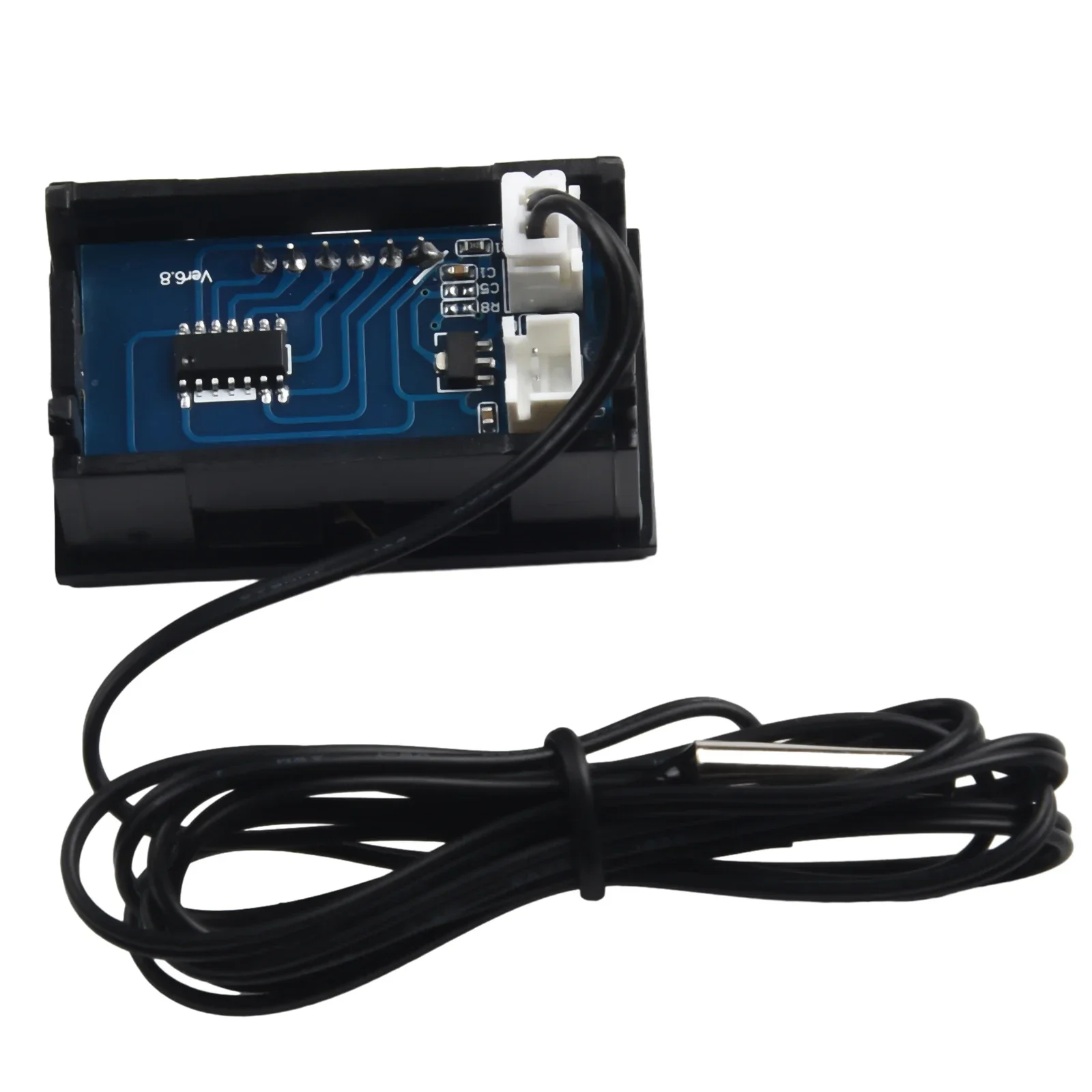 Цифровой ЖК-светодиод -50~110 ° C термометр с зондом DC 5-12 В автомобильная панель