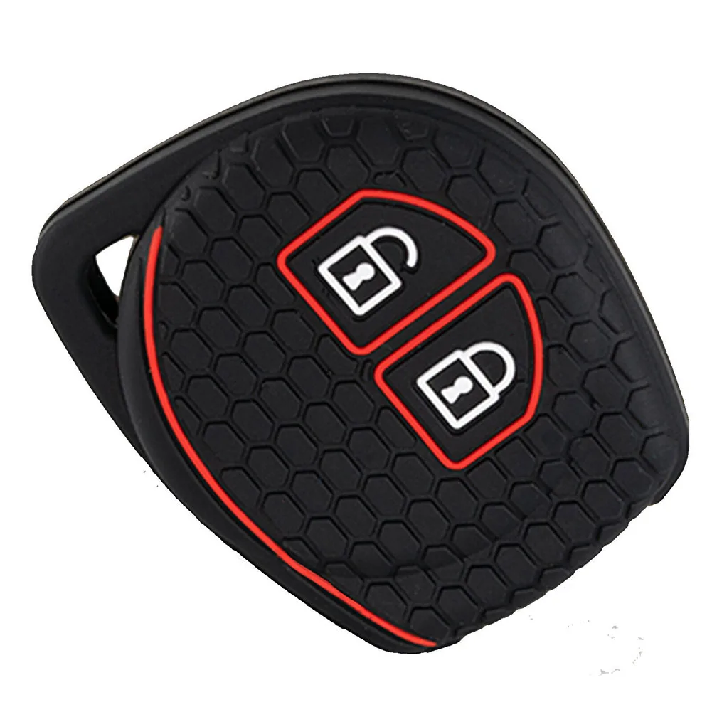 

Cover Case Button Remote Key Car Accessories 2 Button Remote Black Key Car Interior Accessories For Ignis Vitara Liana