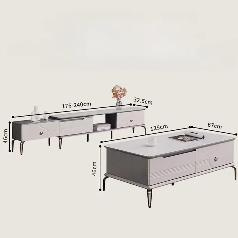 Современная телевизионная консоль стандарт Полная гостиная шкаф Органайзер