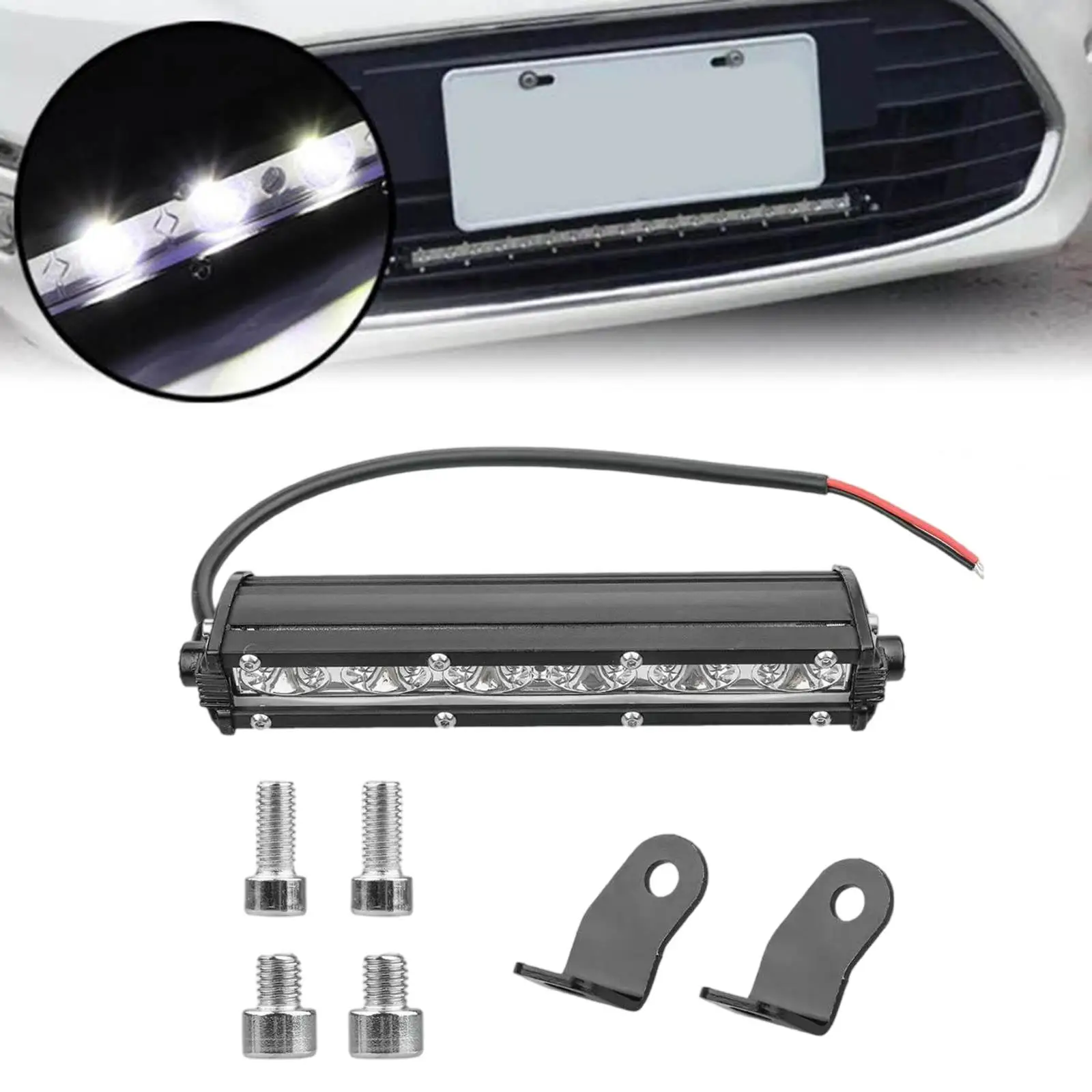 

Светодиодный светильник 8W тонкие аксессуары 12-столкновенные Универсальные фары для автомобиля ATV автомобиля трактора пикапа