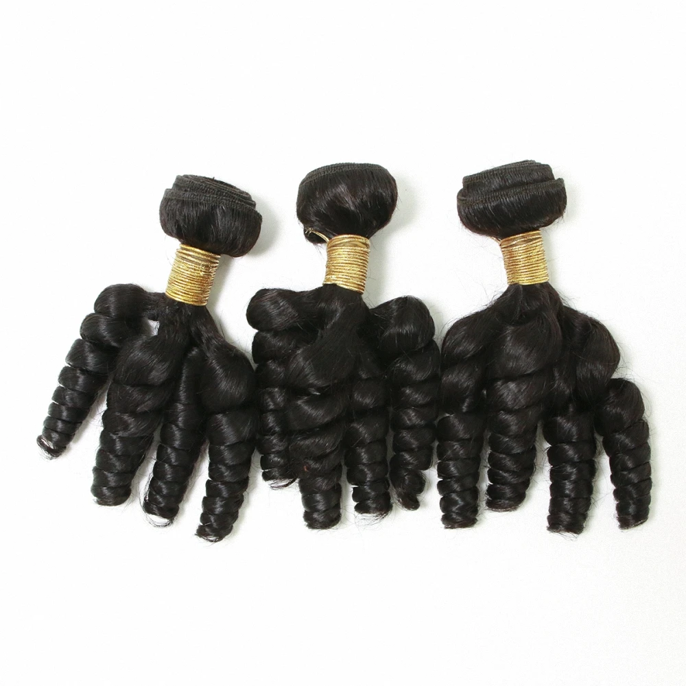 Fasci Di Onde Sciolte Da Donna Di Colore Naturale Capelli Umani Movado Ricci 3 Fasci Di Capelli Brasiliani Fasci Di Tessuto Remy Hair Extension