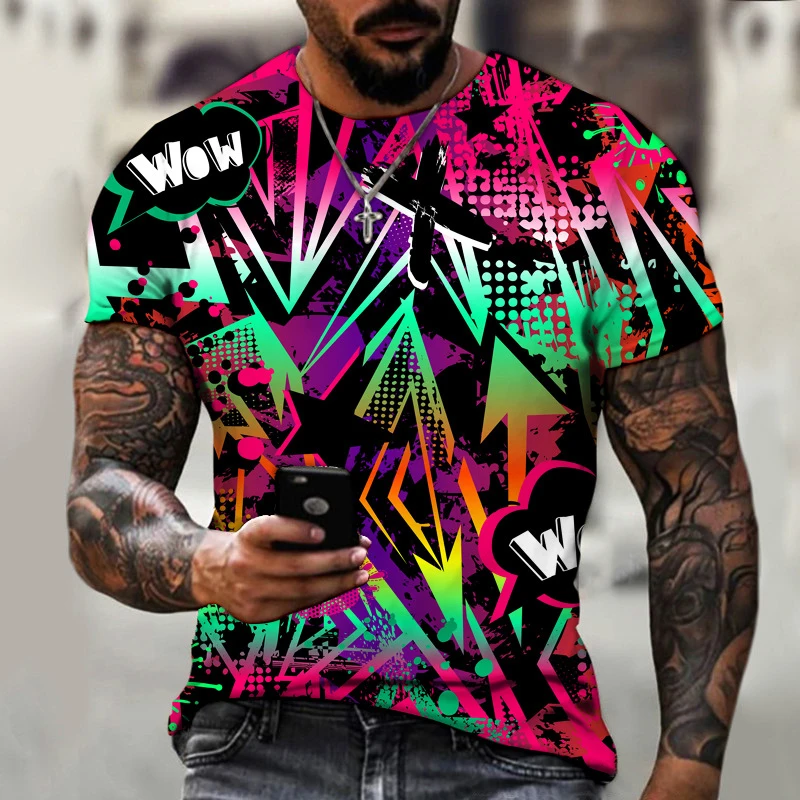 

Men's Summer Short sleeve Print T-shirt Male Sports Running tshirt Fitness Gym t shirt Tee Tops Streetwear Clothes For Men