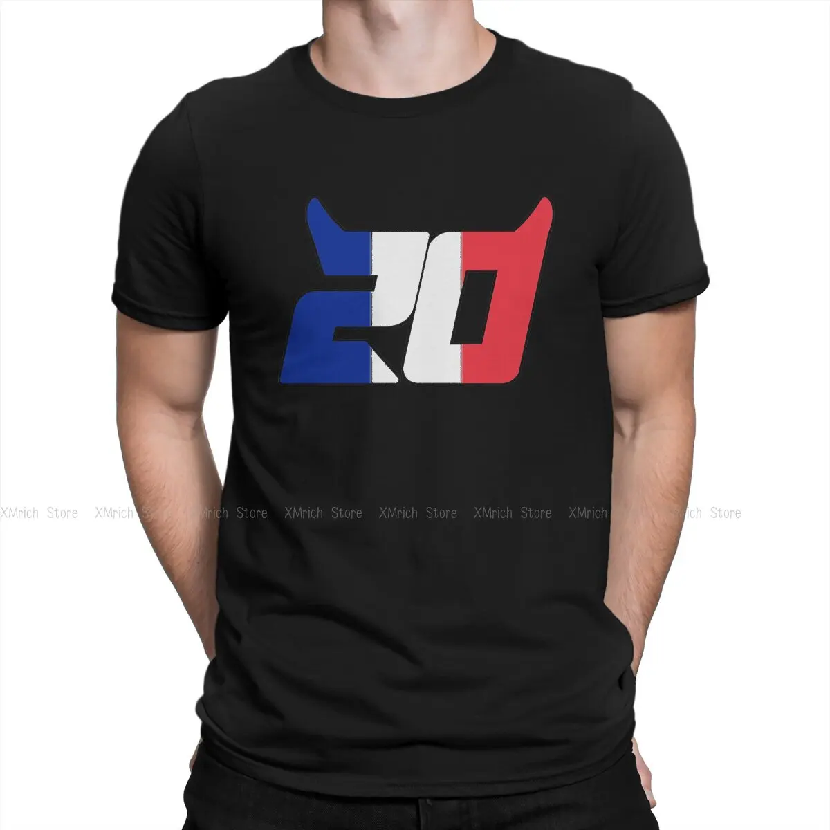

FQ 20 T-Shirt for Men Fabio Quartararo Power Racing Cool Cotton Tees Round Collar Short Sleeve T Shirts 6XL Clothing