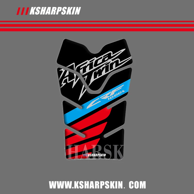 

Устойчивые к царапинам наклейки из углеродного волокна для топливного бака, мотоциклетные наклейки, наклейки с рыбьими костяшками для HONDA ...