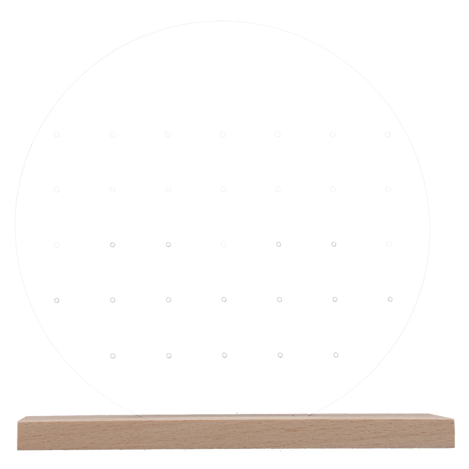 

Acrylic Jewelry Stand Retail Holder Earring Rack Women Display Stands Set Organizer Earrings