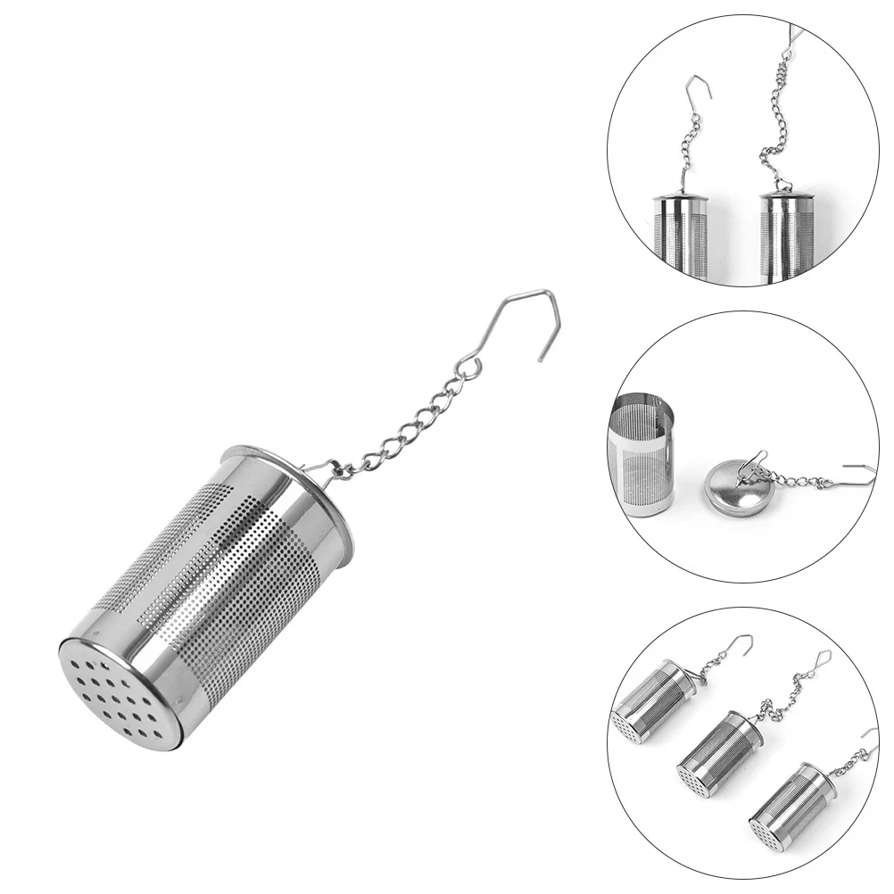 

Tea Strainer Infuser Filter Metal Cooking Loose Handle Steeper Teapot Interval Diffuser Seasonings Mesh Stainless Steel