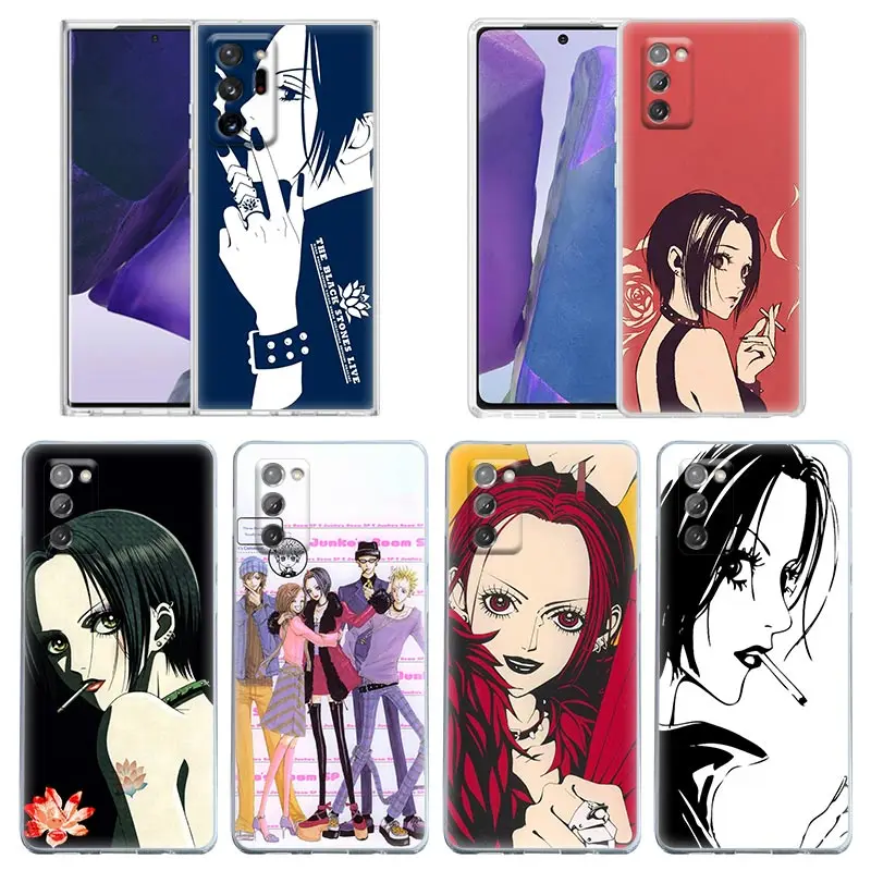 

NaNa Osaki Embracing Anime Manga Case For Samsung Note 20 Ultra 10 Plus Cover Galaxy A50 A70s A40 A30S A20E A03 A04 Clear Cover