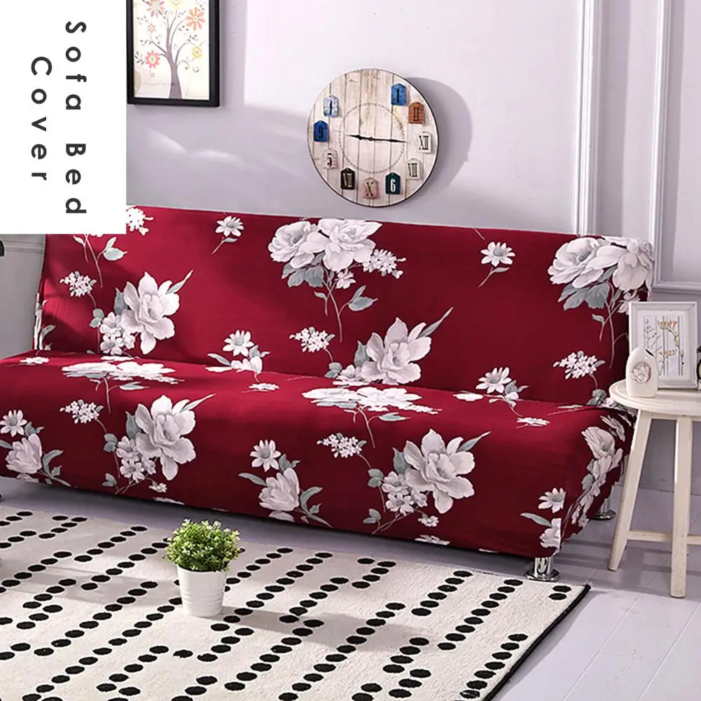 

Elastic Folding Sofa Cover Anti Slip Slipcovers Full Coverage Soft Polyester Spandex Fashion Living Room Home Textile