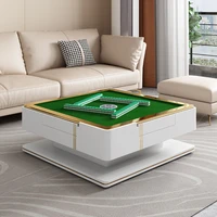 multifunctional tea table automatic electric lifting tea table changing dining table dual use stone plate mahjong table