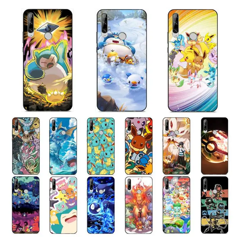 

Bandai Hot Anime Pokemon Phone Case for Huawei Y 6 9 7 5 8s prime 2019 2018 enjoy 7 plus