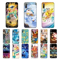bandai hot anime pokemon phone case for huawei y 6 9 7 5 8s prime 2019 2018 enjoy 7 plus