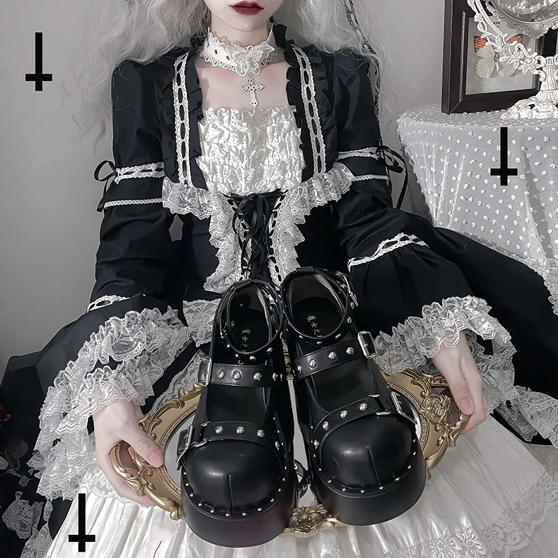 Женские туфли-лодочки на танкетке милые пикантные туфли толстой подошве в стиле