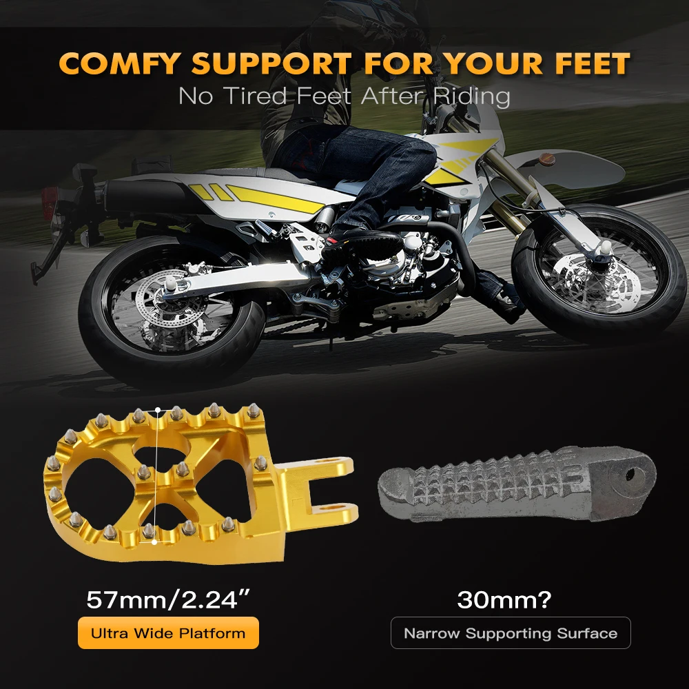 Подставка для ног NICECNC подножки педали Suzuki DR-Z400S DRZ400S DRZ400SM DRZ 400S 400SM 00-22 мотокросс -