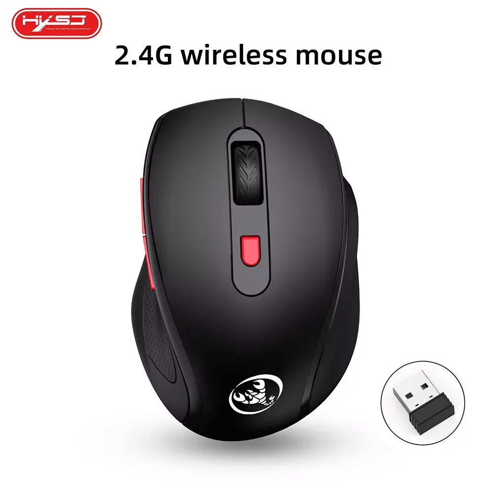 

Беспроводная мышь HXSJ T67 BT3.0/BT5.0, 6 кнопок, бесшумная офисная игровая эргономичная мышь с 3 уровнями регулировки DPI для ПК и ноутбука