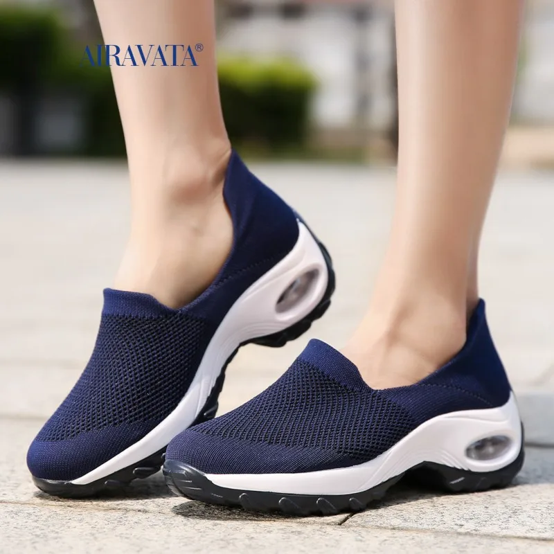 Light Sneakers Women Casual Shoes Women Breathable Mesh Slip-On Shoes Woman Sports Shoes Zapatillas Mujer Sneakers Women