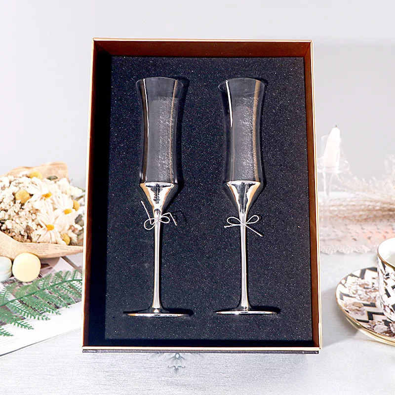 

Delicate European Champagne Cup Crystal Glass Wine Cup Glass Cups Gift Kitchen Bar Accessories Wine Set Party Wine Glasses