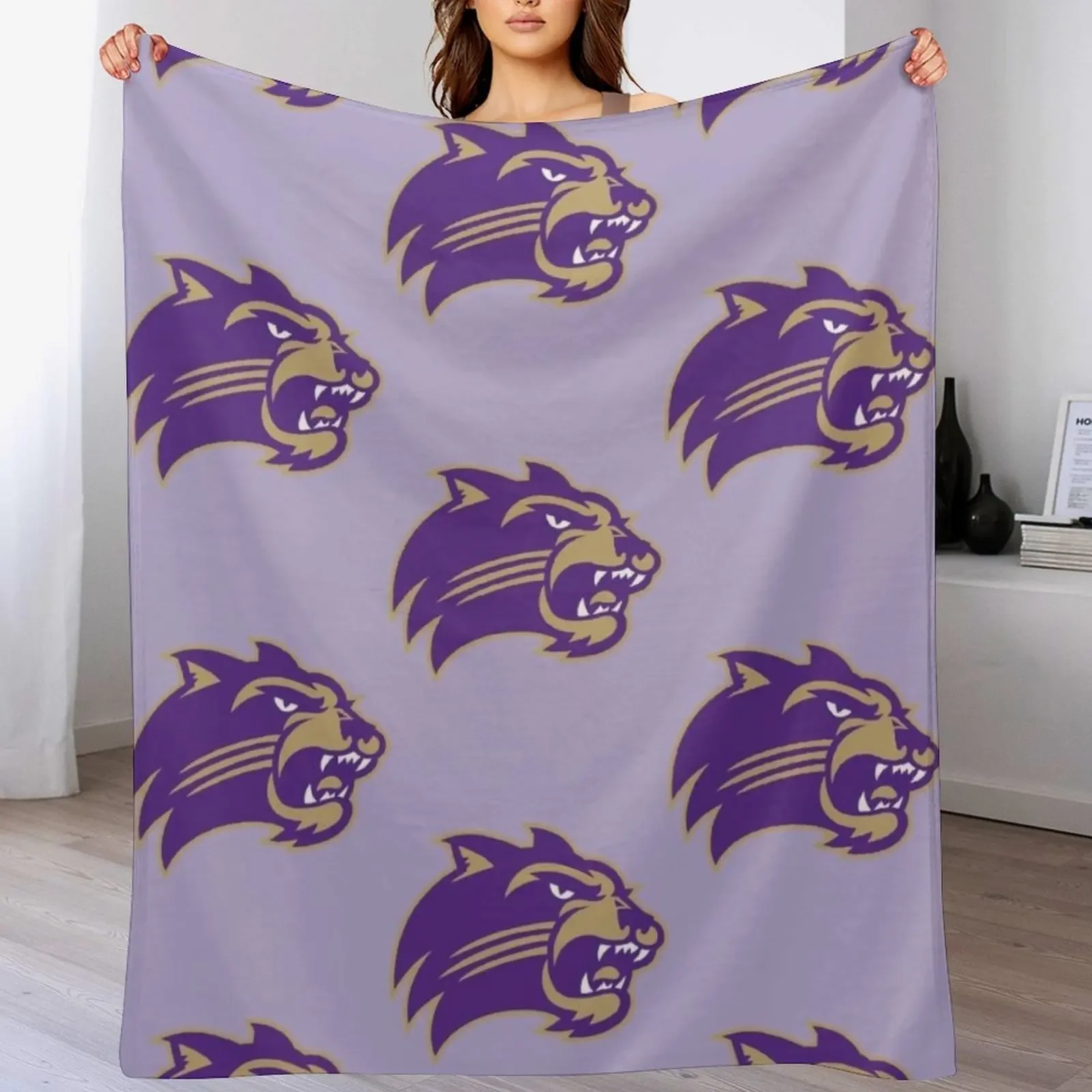 Фото Мягкое одеяло Western Carolina Catamounts для пикника, пляжа и кемпинга №1