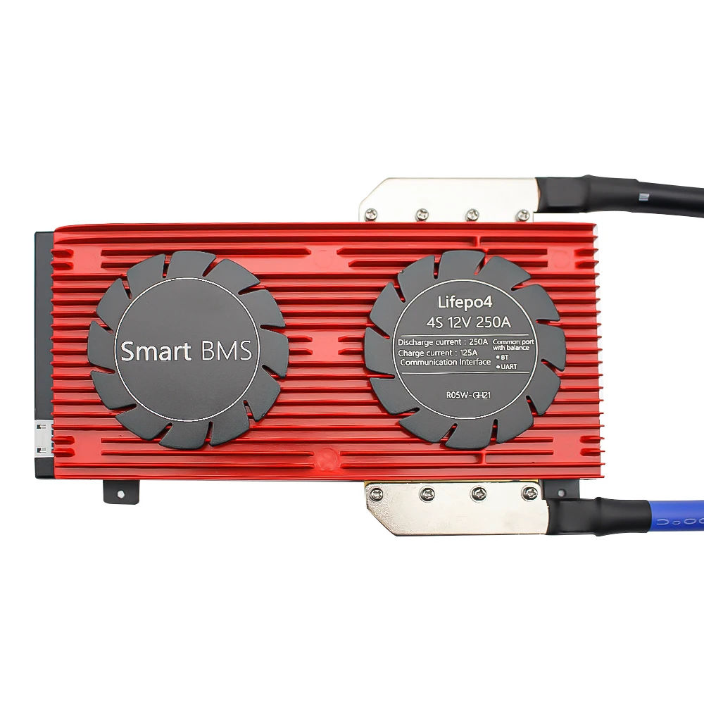 

Smart 4S 12V 250A Lithium ion lifepo4 Battery BMS with Common Port and Balance
