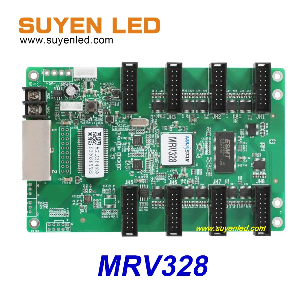 Лучшая цена NovaStar полноцветный светодиодный экран карта приема MRV328