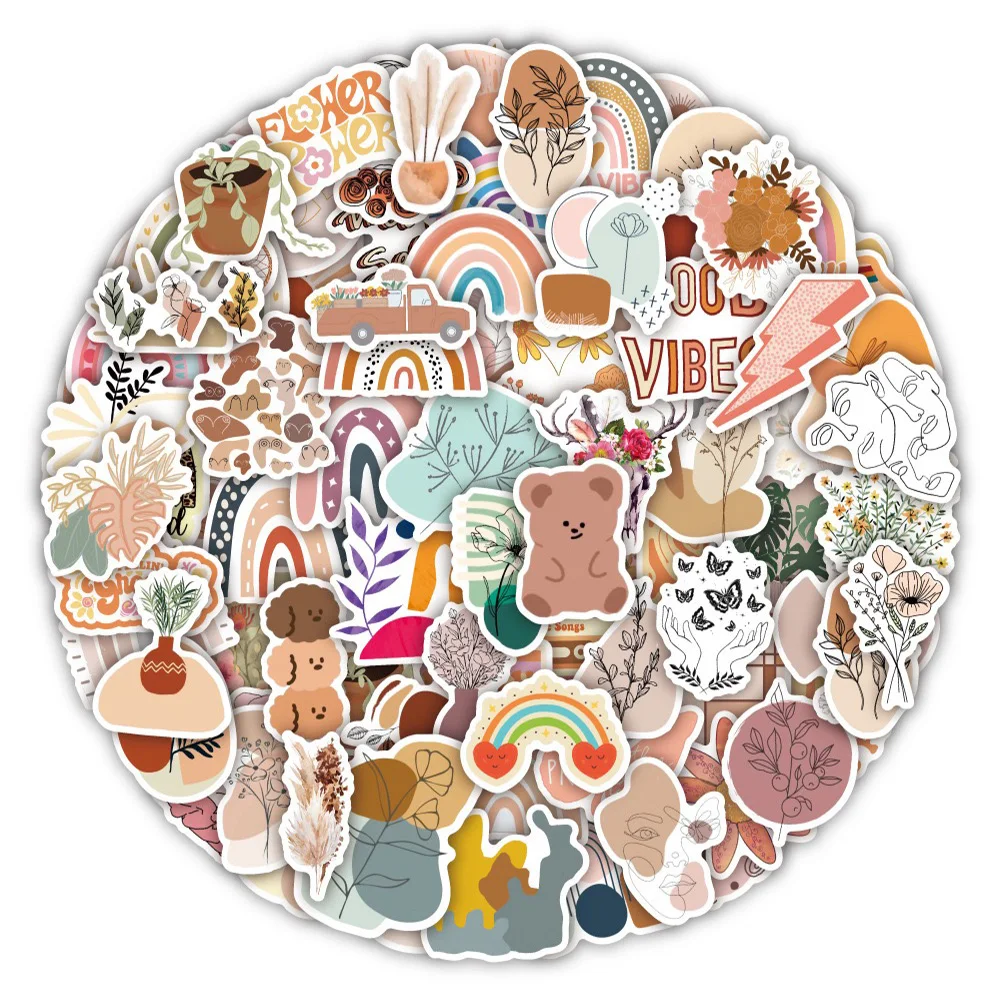 

10/30/50/100 шт., детские наклейки для телефона