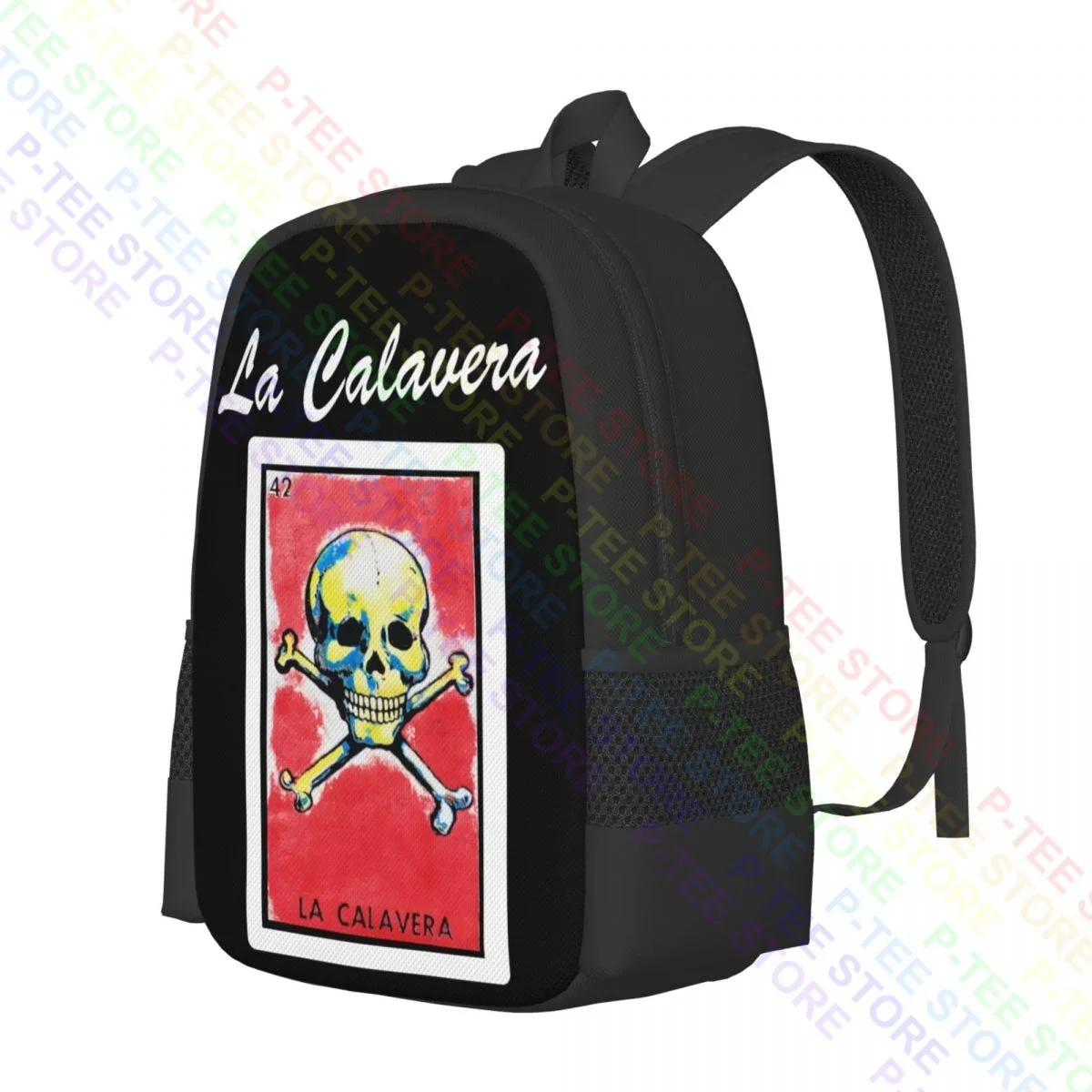 La Calavera Loteria Мексиканский бинго Новинка Семейный рюкзак большой вместимости