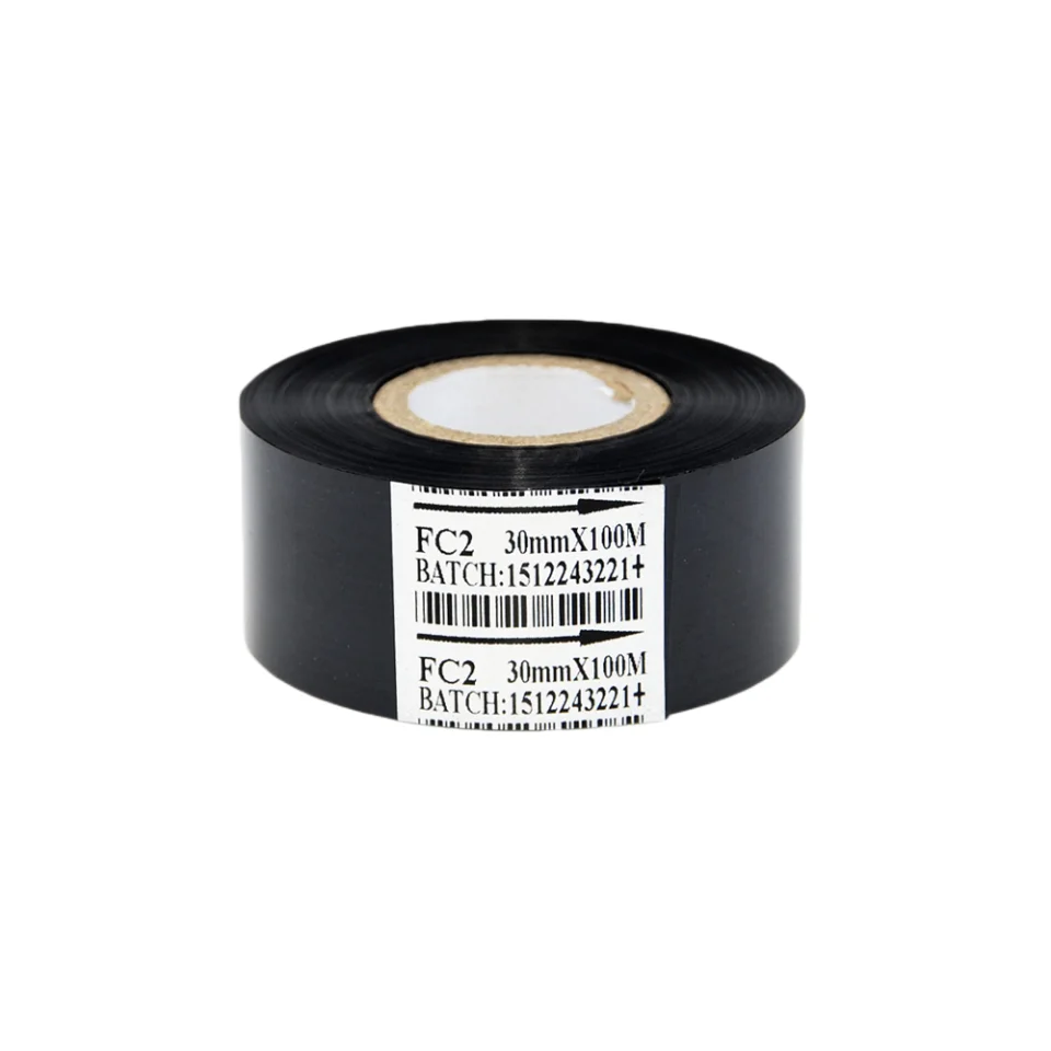 

Thermal Ribbon Of Ribbon Printing Machine 30*100m Date Code Printer Accessory Black 30mm Width For DY-8 HP-241B