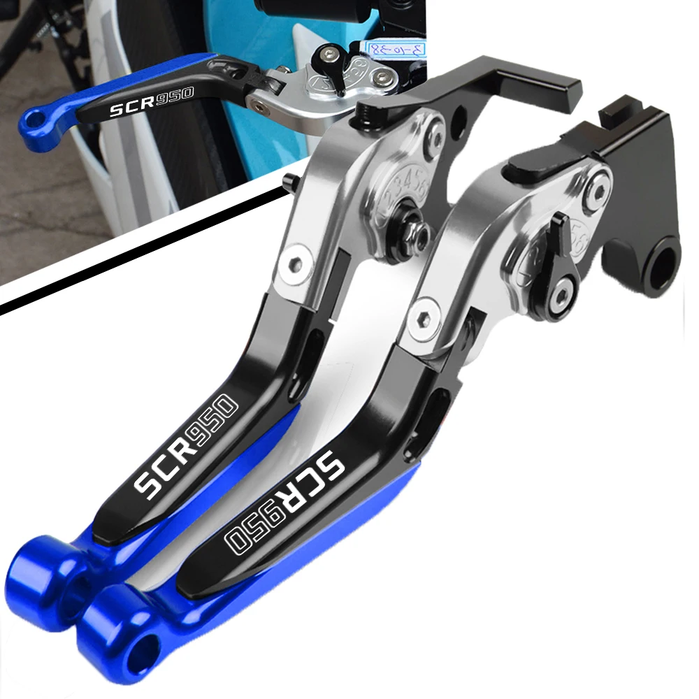 

For Yamaha SCR950 SCR 950 SCR950 2017-2018 2019 CNC Motorcycle aluminum Adjustable Extendable Folding Brake Clutch Lever Handle