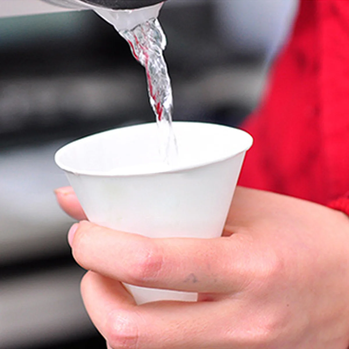 

250PCS 37oz Disposable Cone Water Cups Paper Funnel Cups Snow Cone Cups - White