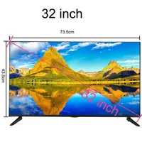 32 inch Intelligent Network TV Ultraclear 1920x1080 Smart Television LED Screen Computer Monitor WiFi Wireless Screen Projection 6