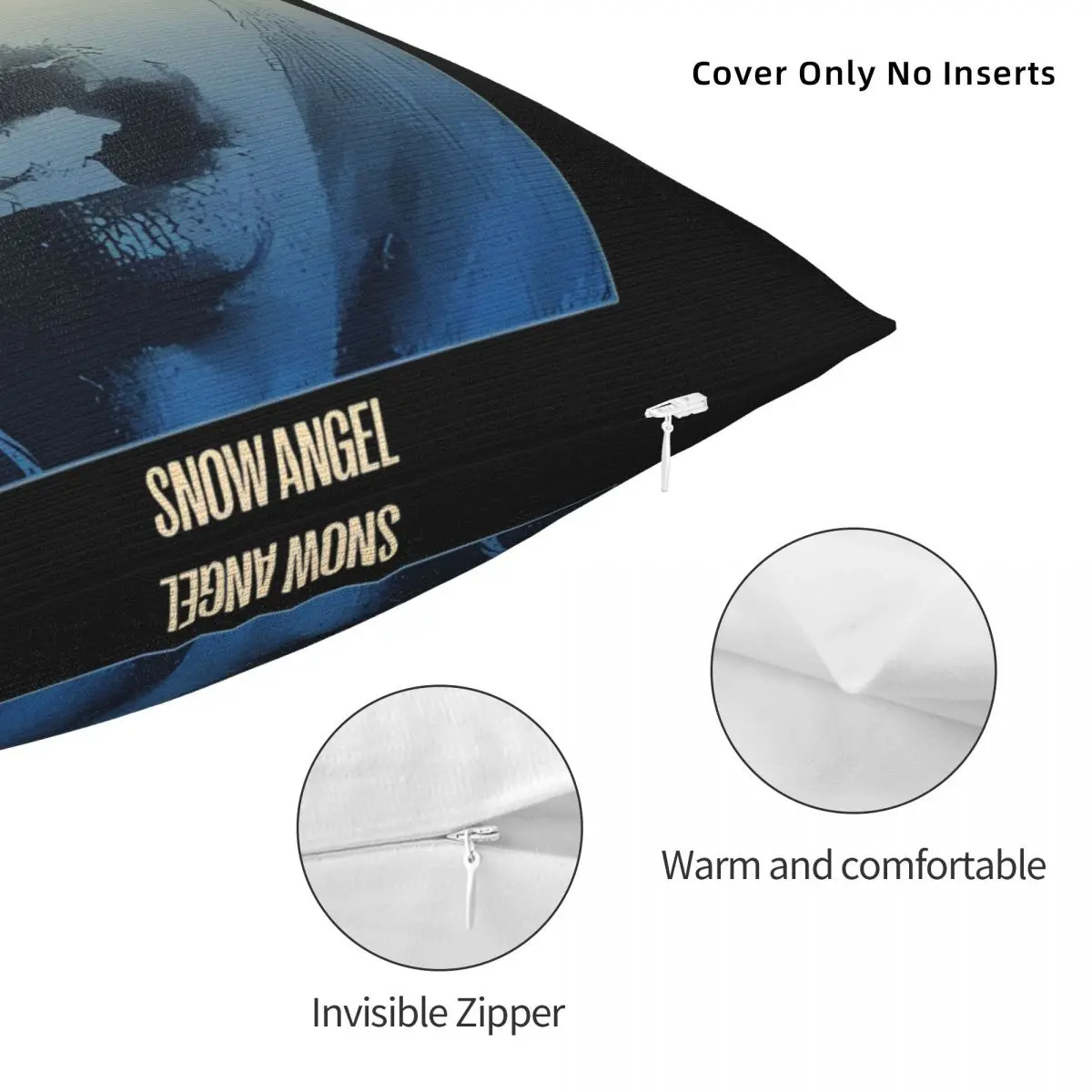 Наволочки Renee Rapp с принтом снега и ангела наволочки новый стиль домашний декор