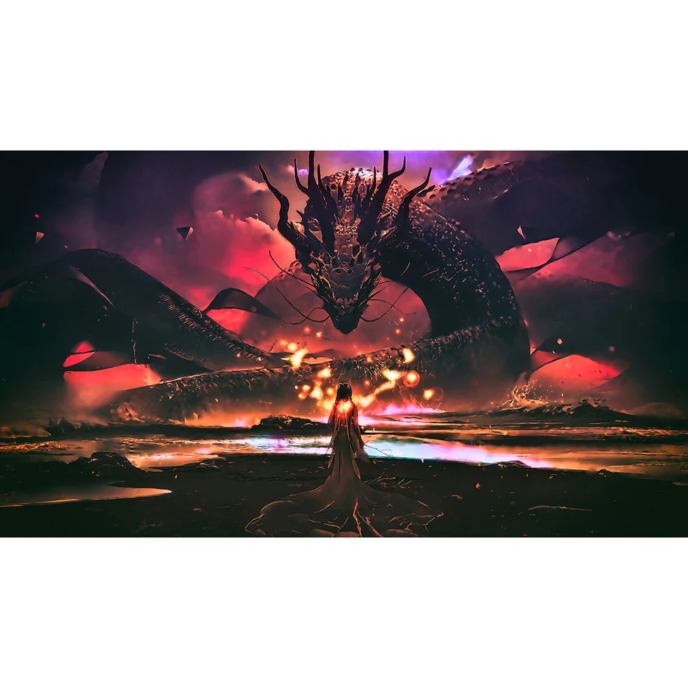 Dragon Mousepad Large Gaming Mouse Pad Gamer Notbook Computer PC Accessories Game Mousemat Player Mats Nature Rubber for Cs GO