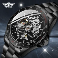 business sports men mechanical wristwatches arabic numerals display automatic watch wristwatches popular exquisite gift