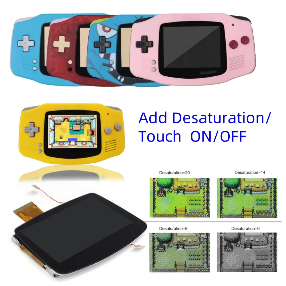 ЖК-дисплей с сенсорным управлением для Game Boy Advance GBA V5