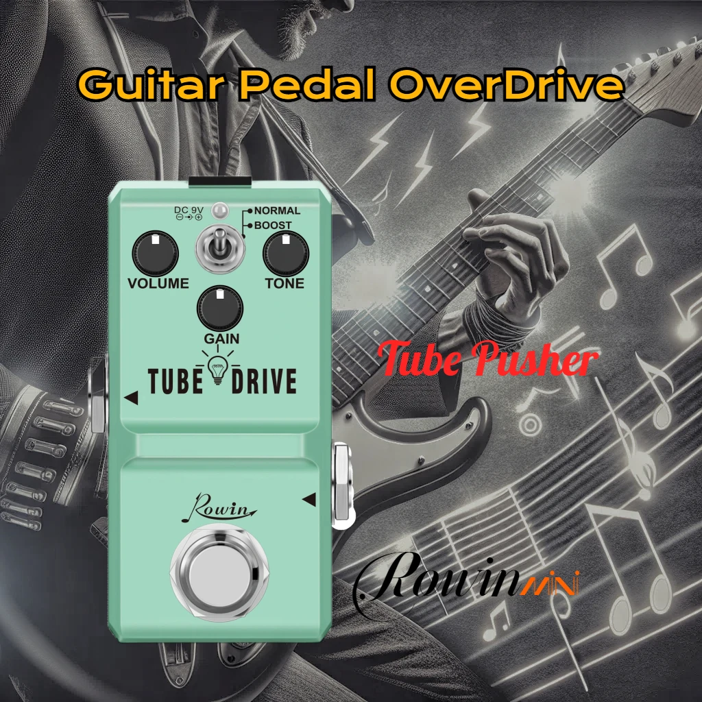 Rowin Overdrive Аналоговая Гитарная Педаль Классический Ламповый Усилитель Звука