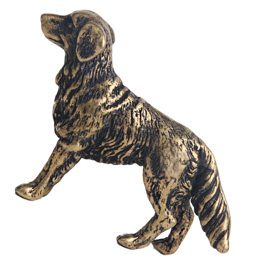 

Декор для рабочего стола, медная фигурка овчарки, домашние аксессуары, лошадь, винтажные декоративные украшения