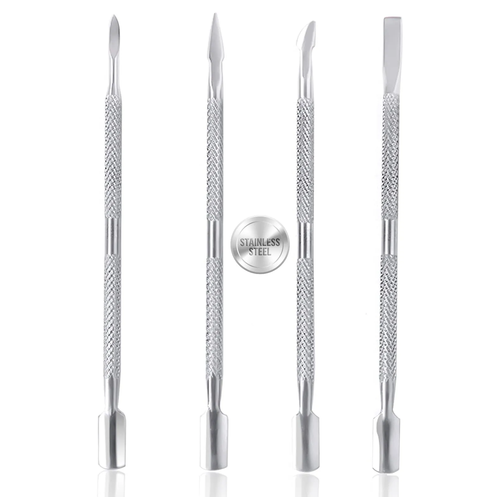 

Nail Gel Polish Remover Tool Cuticle Pusher Peeler Double-ended Nail Pusher Spoon Tool for Nail Cuticle Clean