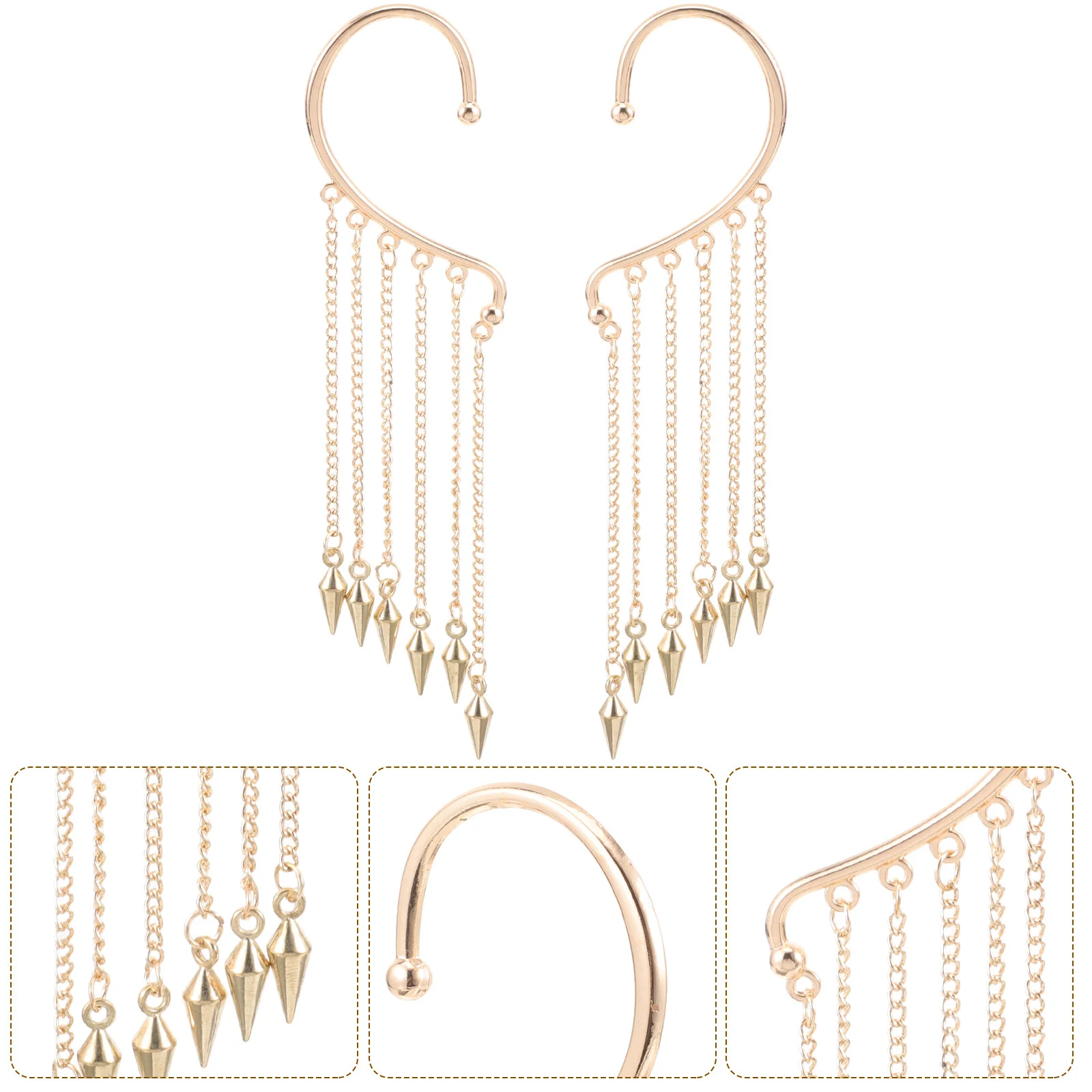 

Женские серьги-подвески в форме сердца