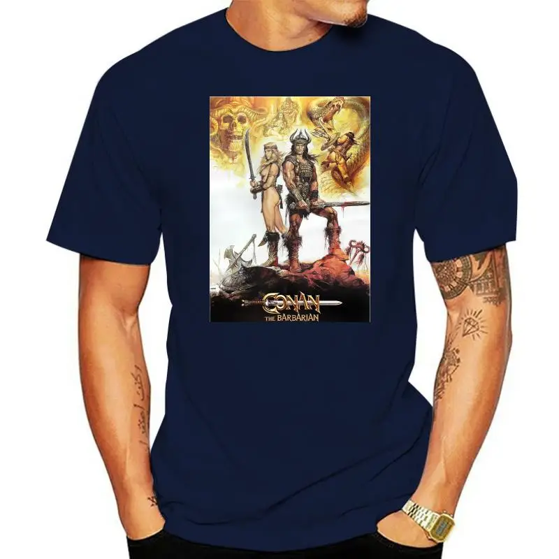 

Conan the Barbarian v4 T shirt white poster all sizes S 5XL