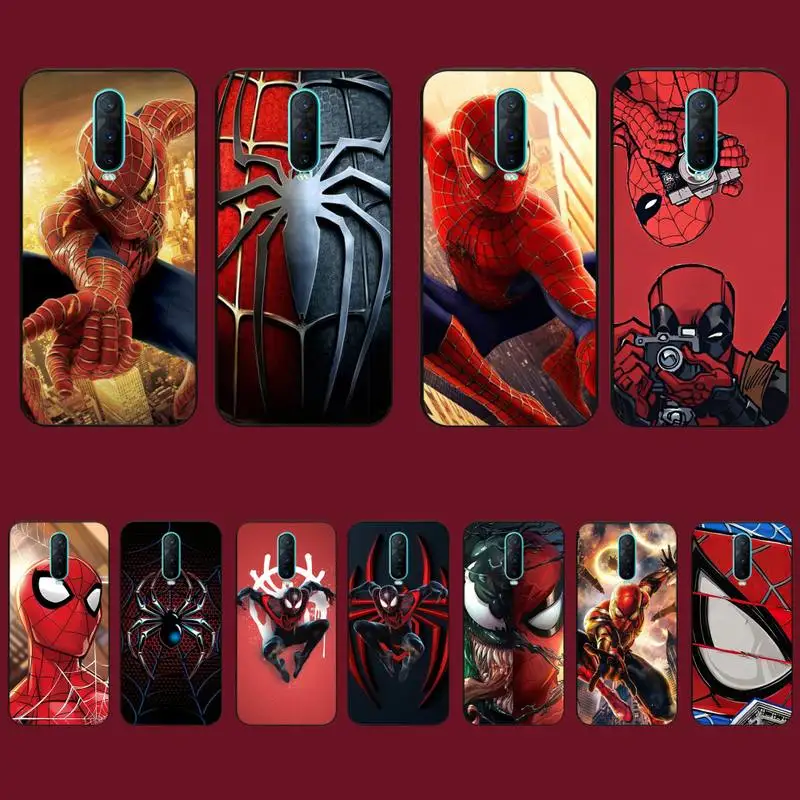 

S-Spiderman Phone Case for Vivo Y91C Y11 17 19 17 67 81 Oppo A9 2020 Realme c3