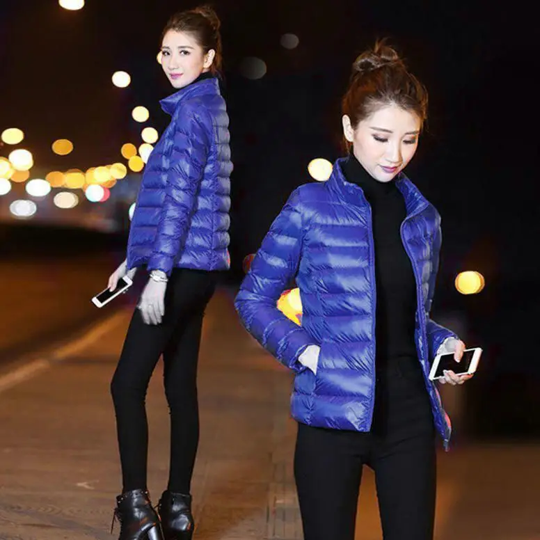 Women's Lightweight Cotton Coat Short Large Size down Cotton-Padded Jacket for Autumn and Winter Small Cotton-Padded Parka